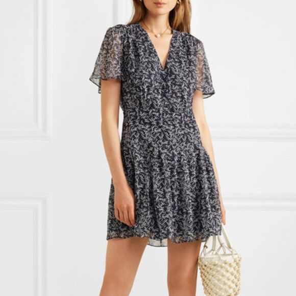 EQUIPMENT Lisle Floral-Print Silk-Chiffon Dress  - Picture 1 of 12